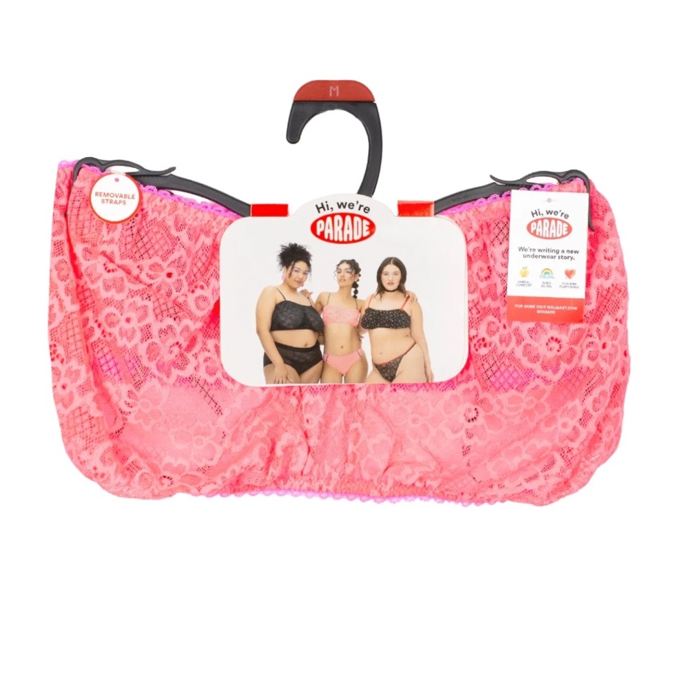 Parade Pink Lace Bra-Croquette